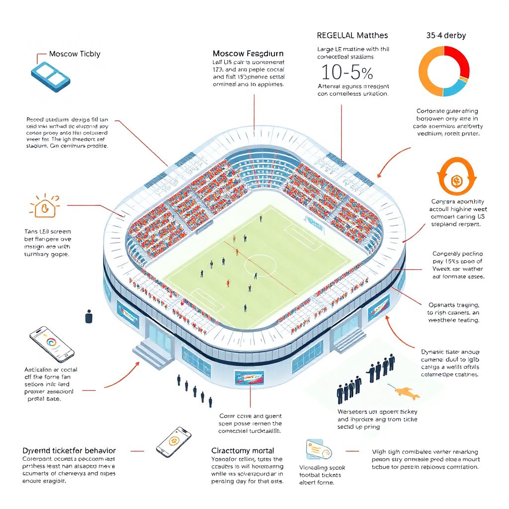 Факты и цифры о посещаемости футбольных матчей в Москве