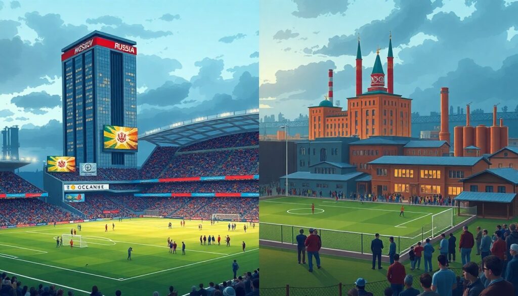 Сравнение традиций московского футбола и регионального - иллюстрация