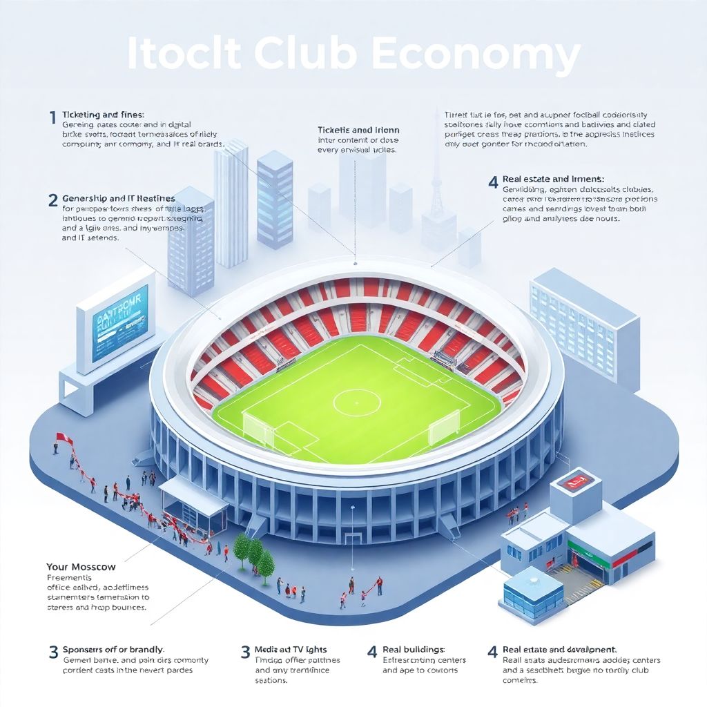 Клубная экономика московских клубов: финансы, спонсорство и источники дохода