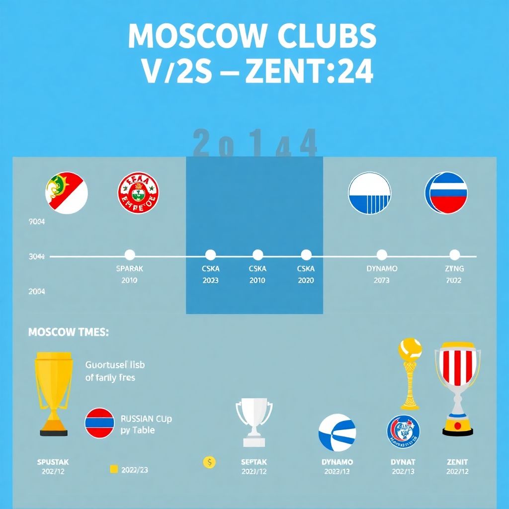 Сравнение успехов столичных клубов в различных турнирах и их достижения