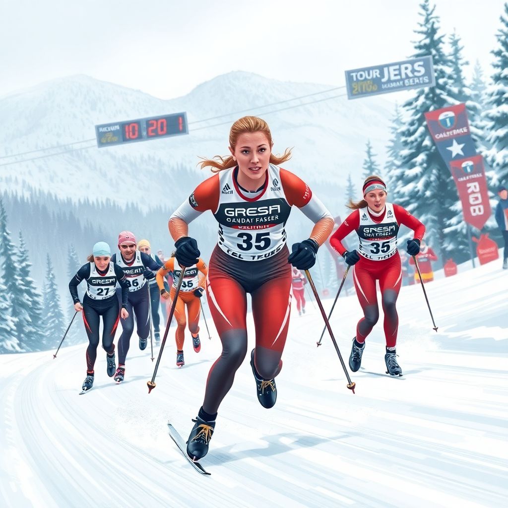 Дарья Непряева ворвалась в топ‑20 общего зачета Тур де Ски