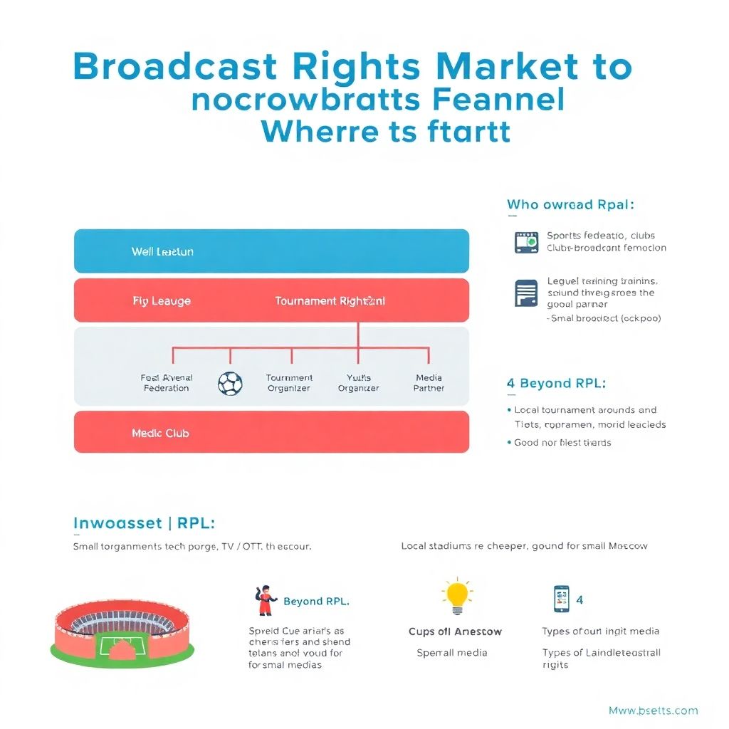 Права на трансляцию московского футбола: кто владеет лицензиями и договорами