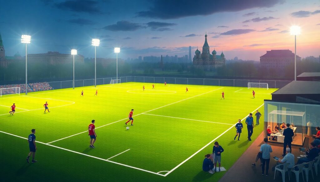 Экономика и развитие инфраструктуры футбола Москвы - иллюстрация
