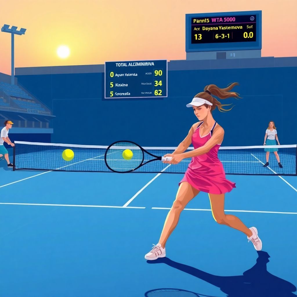 Екатерина Александрова разгромила Ястремскую и вышла в четвертьфинал Wta 500