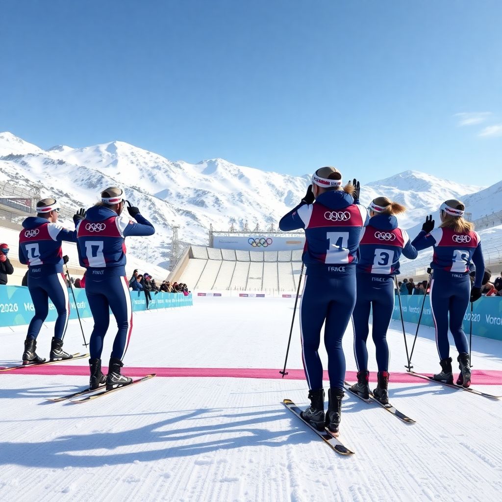 Сборная Франции по биатлону выиграла золото в смешанной эстафете Олимпиады‑2026