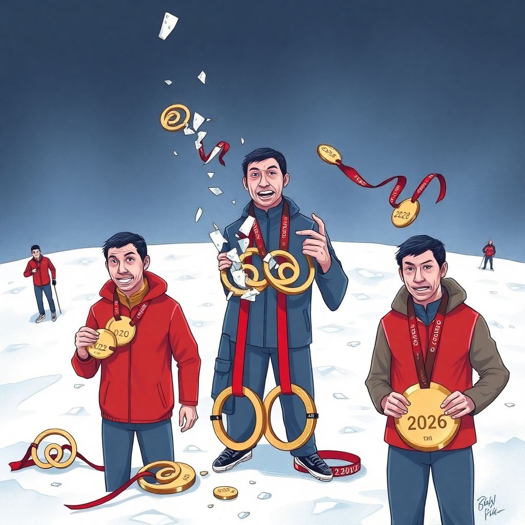 Медали Олимпиады 2026 крошатся: провал экодизайна и скандал Игр