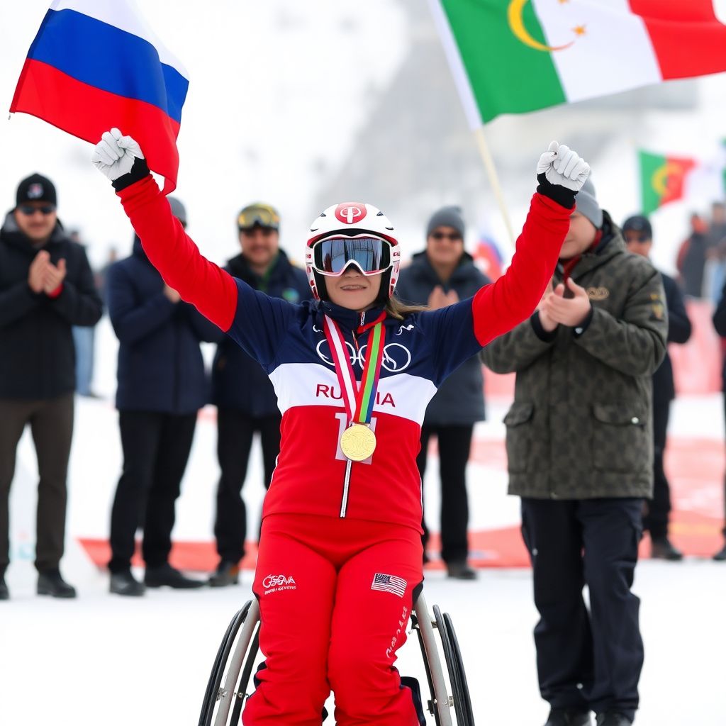 Рожков: Ворончихина заслужила серебро Паралимпиады, каждый спортсмен достоин флага